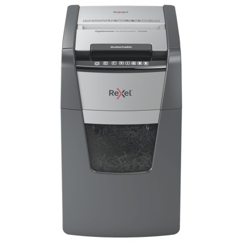 Destructeur de documents automatique et manuel Rexel Optimum AutoFeed+ 150M - P5 coupe micro