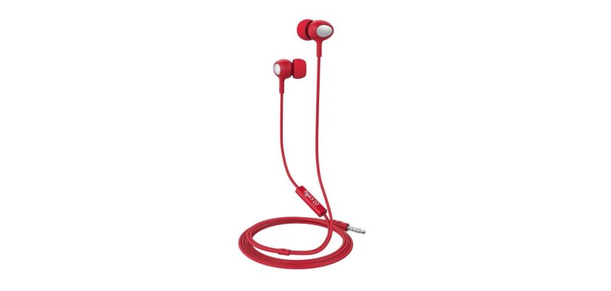 Celly UP500 Auriculares Alámbrico Dentro de oído Llamadas/Música Rojo