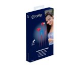 Celly UP500 Auriculares Alámbrico Dentro de oído Llamadas/Música Rojo