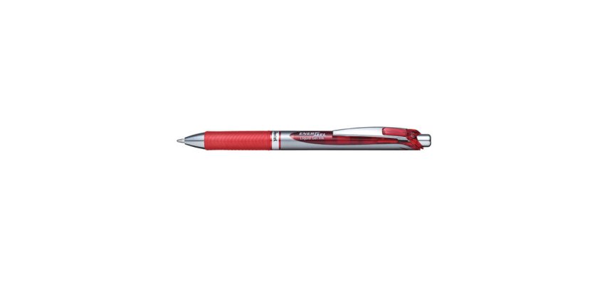 Roller a encre gel energel bl80  pointe de 1mm           retractable coloris rouge