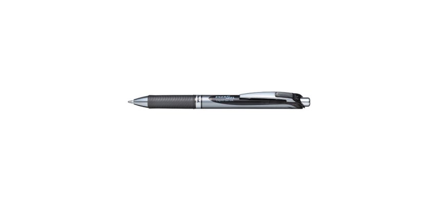 Roller a encre gel energel bl80 pointe de 1mm            retractable coloris noir