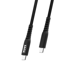 Port Designs 900067 câble USB USB 2.0 2 m USB C Noir