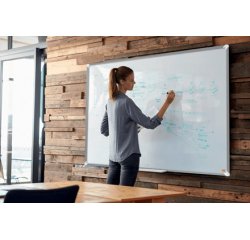 Tableau blanc acier laqué Premium Plus 1200 x 900 mm Nobo