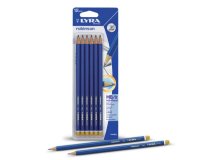 Crayons graphite robinson 3b lyra hexagonal etui de 12     unites