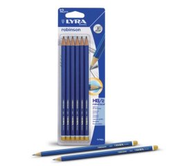 Crayon graphite lyra d'initiation à l'écriture corps triangulaire mine b 4mm diamètre 9mm