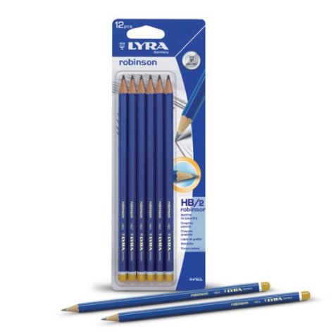 Crayon graphite lyra d'initiation à l'écriture corps triangulaire mine b 4mm diamètre 9mm