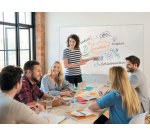 Tableau blanc mural Impression Pro Emaille, (L)900 x