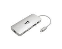 Tripp Lite U442-DOCK11-S station d'accueil USB 3.2 Gen 2 (3.1 Gen 2) Type-C Argent