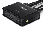 Trendnet TK-220DPI commutateur écran, clavier et souris Noir