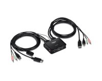 Trendnet TK-220DPI commutateur écran, clavier et souris Noir