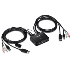 Trendnet TK-220DPI commutateur écran, clavier et souris Noir