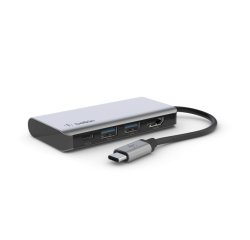 Belkin AVC006btSGY USB 3.2 Gen 1 (3.1 Gen 1) Type-C Argent