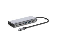 Belkin AVC008BTSGY base para portátil y replicador de puertos USB 3.2 Gen 1 (3.1 Gen 1) Type-C Negro, Gris