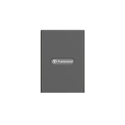 Transcend RDE2 lecteur de carte mémoire USB 3.2 Gen 2 Type-C Gris