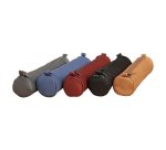 Trousse en cuir Age Bag petite ronde 18,5xØ4 cm - Assortis