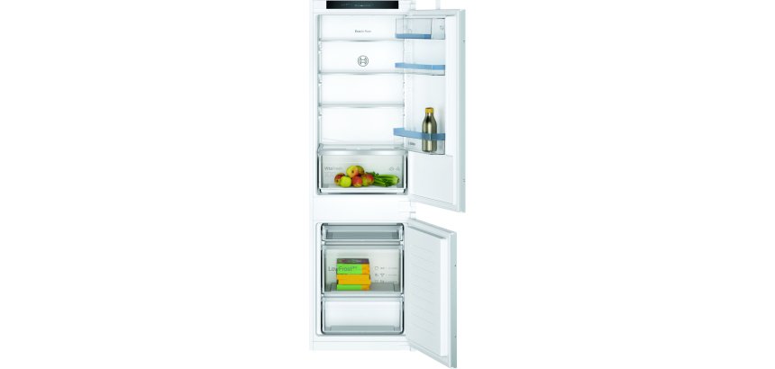 BOSCH Réfrigérateur congélateur encastrable KIV86VSE0, Série 4, 267 litres, Niche 178 cm