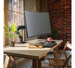 Ergotron HX Series 45-475-224 support d'écran plat pour bureau 124,5 cm (49") Noir