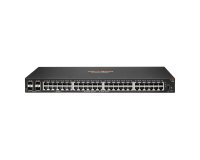 HPE Aruba Networking Aruba 6100 48G 4SFP+ Géré L3 Gigabit Ethernet (10/100/1000) 1U Noir
