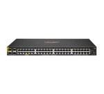 HPE Aruba Networking 6100 48G Class4 PoE 4SFP+ 370W Géré L3 Gigabit Ethernet (10/100/1000) Connexion Ethernet, supportant l'alimentation via ce port (PoE) 1U Noir