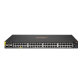 HPE Aruba Networking 6100 48G Class4 PoE 4SFP+ 370W Géré L3 Gigabit Ethernet (10/100/1000) Connexion Ethernet, supportant l'alimentation via ce port (PoE) 1U Noir