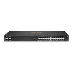 HPE Aruba Networking 6100 24G 4SFP+ Géré L3 Gigabit Ethernet (10/100/1000) 1U Noir