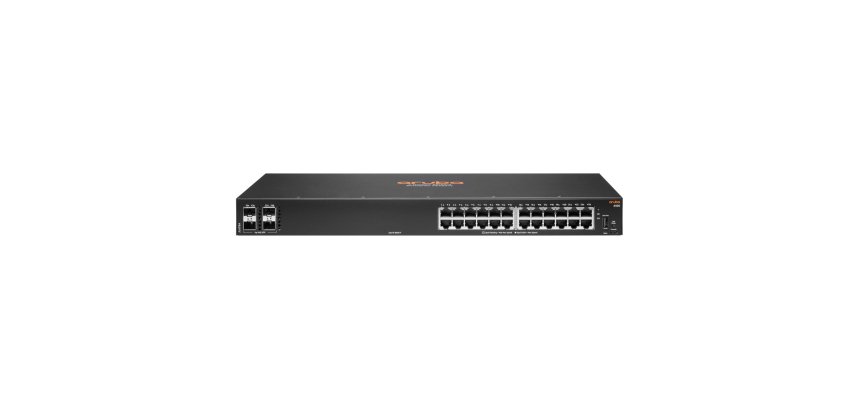 HPE Aruba Networking 6100 24G 4SFP+ Géré L3 Gigabit Ethernet (10/100/1000) 1U Noir