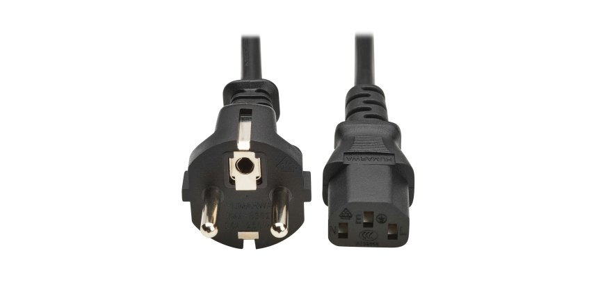 Eaton P054-EU câble électrique CEE7/7 IEC C13 noir