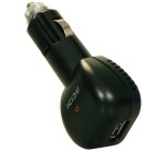 ICIDU PI-707713 Caricabatterie per dispositivi mobili Nero AC, Accendisigari Auto, Interno, Esterno