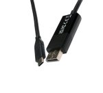 V7 V7UCDP-2M cambiador de género para cable USB Type-C 3.2 Gen 1 DisplayPort Negro