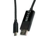 V7 V7UCDP-2M cambiador de género para cable USB Type-C 3.2 Gen 1 DisplayPort Negro