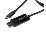 V7 V7UCDP-2M cambiador de género para cable USB Type-C 3.2 Gen 1 DisplayPort Negro