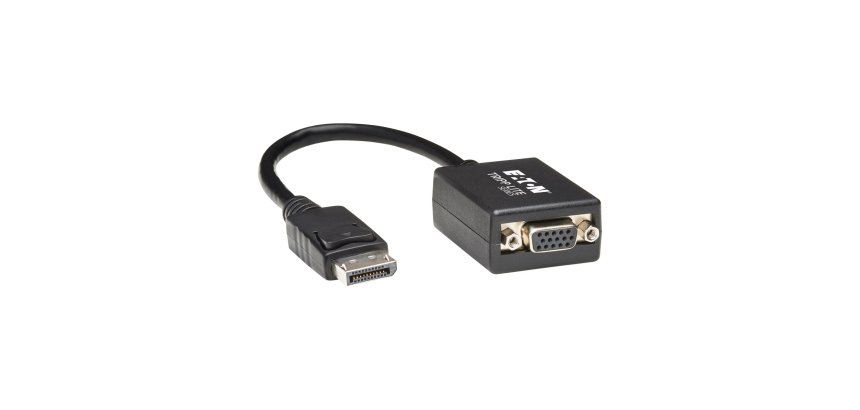 Tripp Lite P134-06N-VGA câble vidéo et adaptateur 0,15 m DisplayPort VGA (D-Sub) Noir