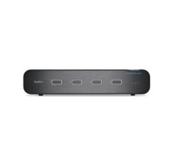 Belkin F1DN204KVM-UNN4 commutateur écran, clavier et souris Grille de montage Noir