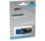 Cle usb emtec 3.2 b110  click easy 32go coloris bleu