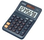 Calculatrice casio bureau ms8e gran ecran 8 chiffres    euro convertisseur memoire    solaire/pile couleur bleu