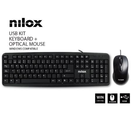 Nilox TECLADO COMPACTO + RATON OPTICO