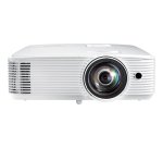 Optoma H117ST Proyector de corto alcance 3800 lúmenes ANSI DLP WXGA (1280x800) 3D Blanco