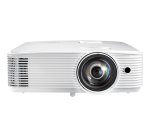 Optoma W309ST Proyector de corto alcance 3800 lúmenes ANSI DLP WXGA (1280x800) 3D Blanco