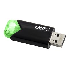 Cle usb emtec 3.2 b110  click easy 64go coloris vert