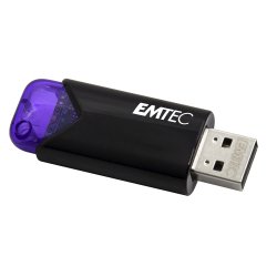 Cle usb emtec 3.2 b110  click easy 128go coloris violet