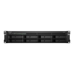 Synology RackStation RS1221RP+ serveur de stockage NAS Rack (2 U) Ryzen Embedded V1500B 4 Go DDR4 0 To DiskStation Manager Noir