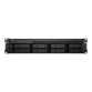 Synology RackStation RS1221RP+ serveur de stockage NAS Rack (2 U) Ryzen Embedded V1500B 4 Go DDR4 DiskStation Manager Noir