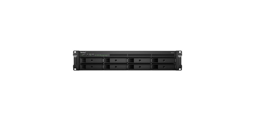Synology RackStation RS1221+ serveur de stockage NAS Rack (2 U) Ryzen Embedded V1500B 4 Go DDR4 0 To DiskStation Manager Noir