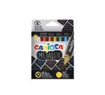 Carioca Metallic Maxi Wax 8 pz