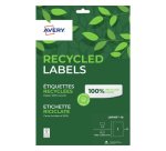 Etiquette autocollante avery adresse recyclee laser blanc  199,6 x 289,1mm boite dde 15