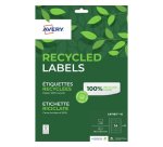 Etiquette autocollante avery adresse recyclee laser blanc  99,1 x 38,1mm boite de 210