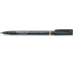 Staedtler Lumocolor Permanent Special marker 1 pc(s) Fine/Bullet tip Black