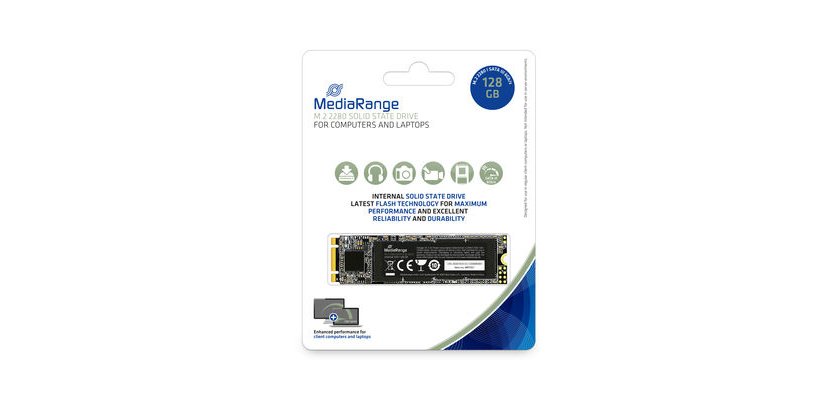 MediaRange MR1021 internal solid state drive 128 GB M.2 SATA III 3D TLC NAND