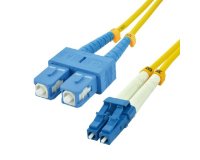 MCL FJOS2/SCLC-15M câble InfiniBand et à fibres optiques SC LC Jaune