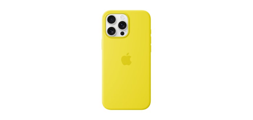 Apple Custodia MagSafe in silicone per iPhone 16 Pro Max - Giallo carambola